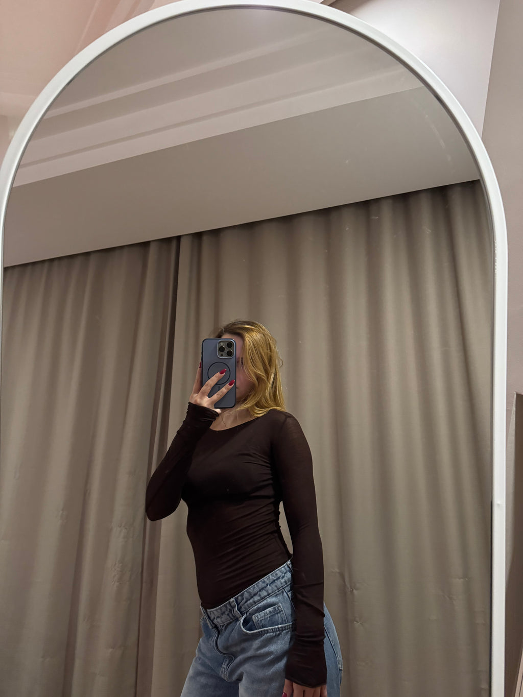 Yarı Transparan Kahve Body
