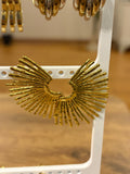 Gold Işın Küpe