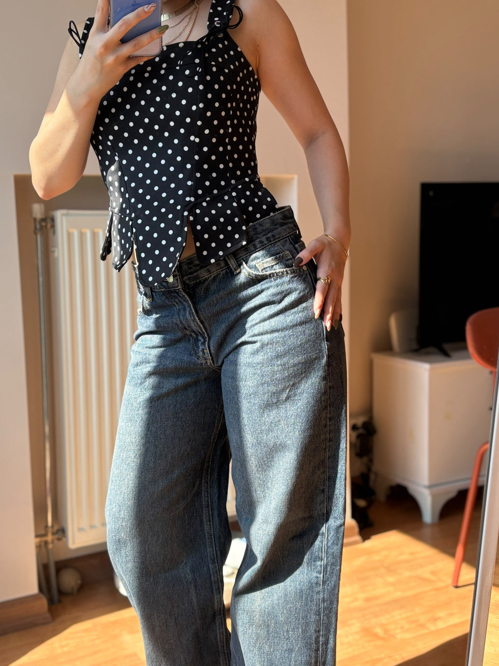 Premium Paça Detaylı Jean