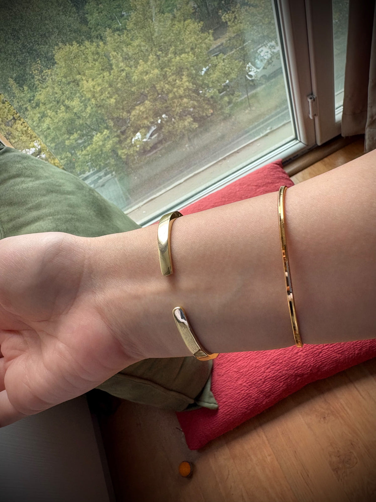 Ayarlanılabilir Premium Gold Tasarım Bileklik
